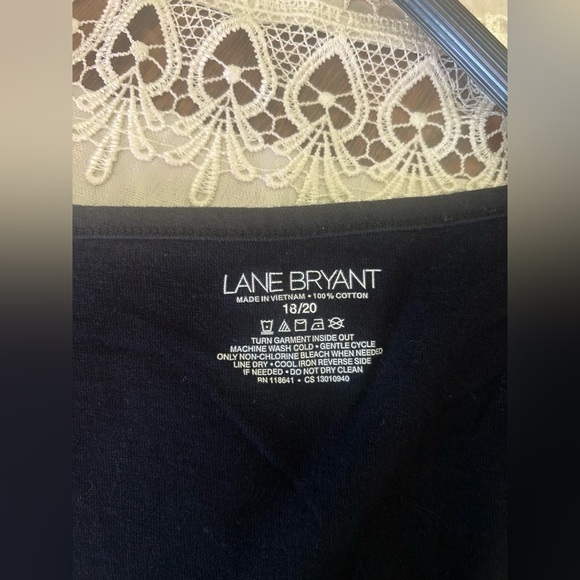 Lane Bryant Black Sequin Striped Tank Size 18/20 (2XL) - Picture 4 of 4